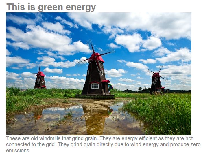 This is green energy